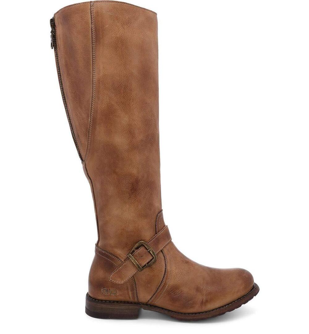 BED|ST- WOMENS GLAYE LEATHER RIDING BOOT - KNEE HIGH BOOTS FOR WOMEN - TALL BO - Picture 3 of 6